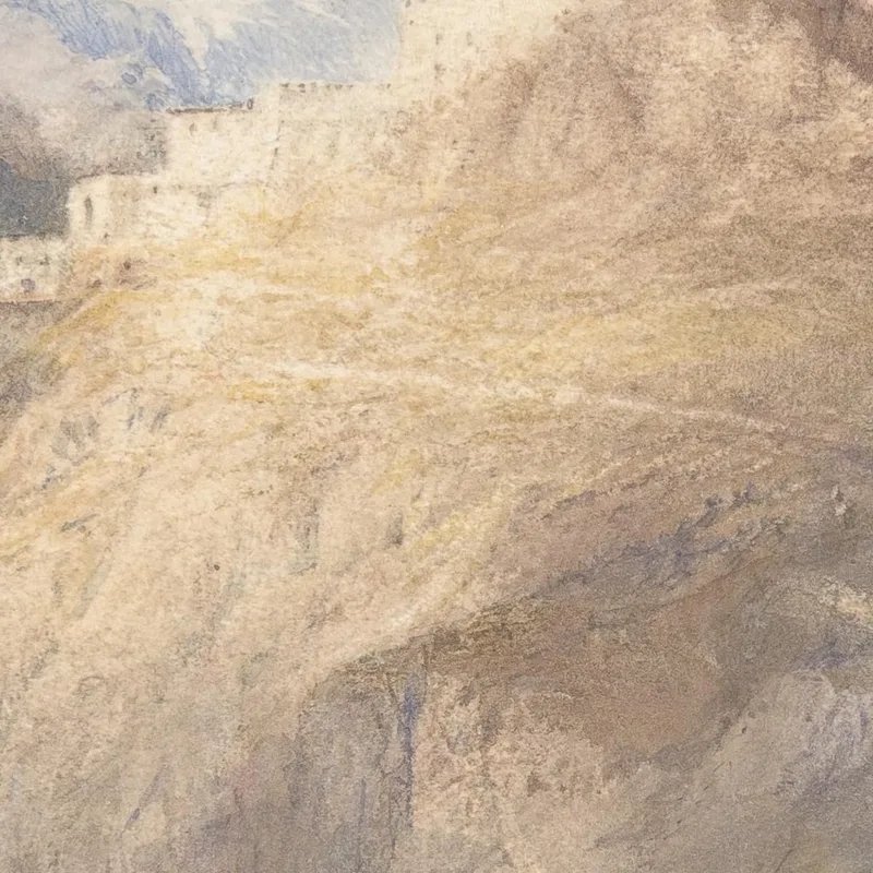 El Fuerte De L'Esseillon Val De La Maurienne Francia Joseph Mallord William Turner