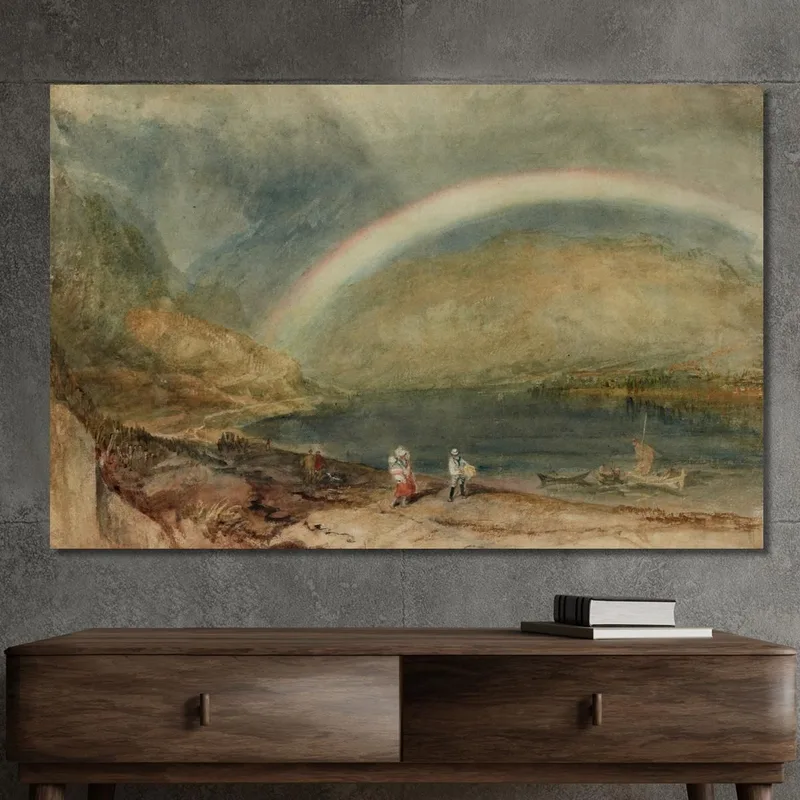 The Rainbow Osterspai And Filsen Joseph Mallord William Turner