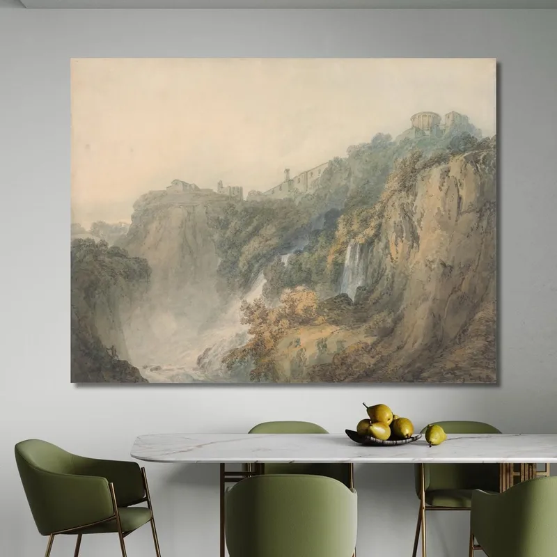 Tivoli Avec Le Temple De La Sibylle Et Les Cascades Joseph Mallord William Turner