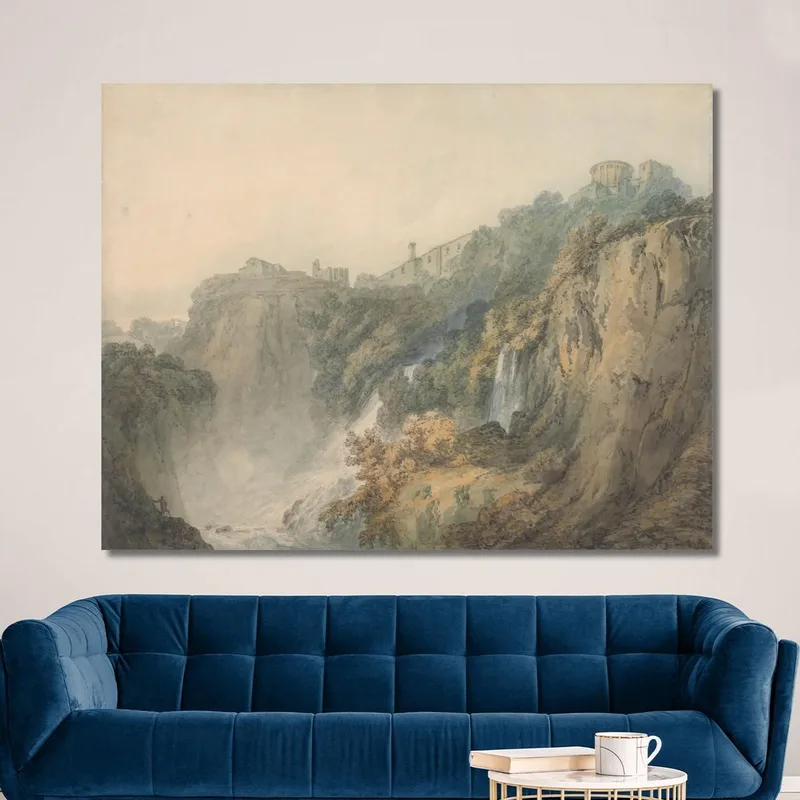 Tivoli Avec Le Temple De La Sibylle Et Les Cascades Joseph Mallord William Turner