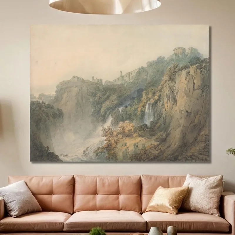 Tivoli Avec Le Temple De La Sibylle Et Les Cascades Joseph Mallord William Turner