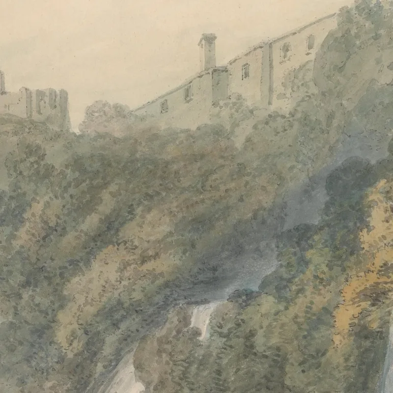 Tivoli Avec Le Temple De La Sibylle Et Les Cascades Joseph Mallord William Turner