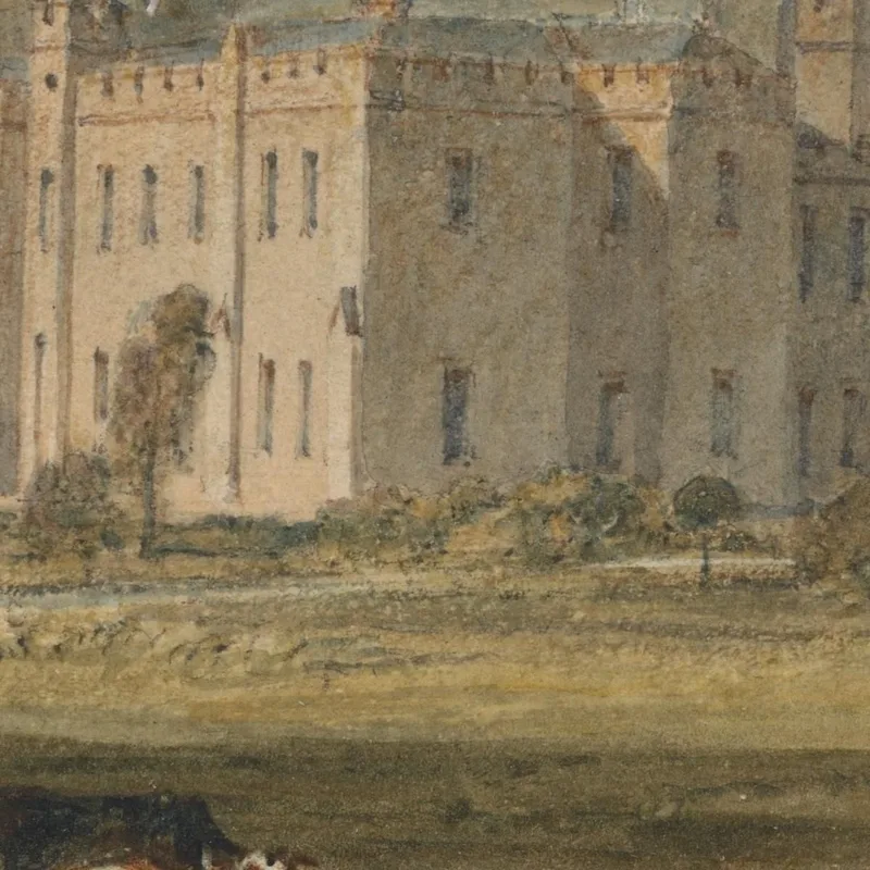 Vista De Hampton Court Herefordshire Desde El Sureste Joseph Mallord William Turner