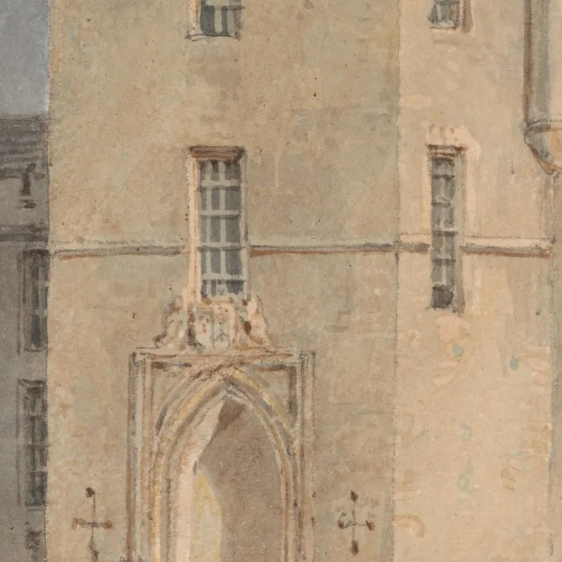 Vista De Hampton Court Hertefordshire Desde El Noroeste Joseph Mallord William Turner