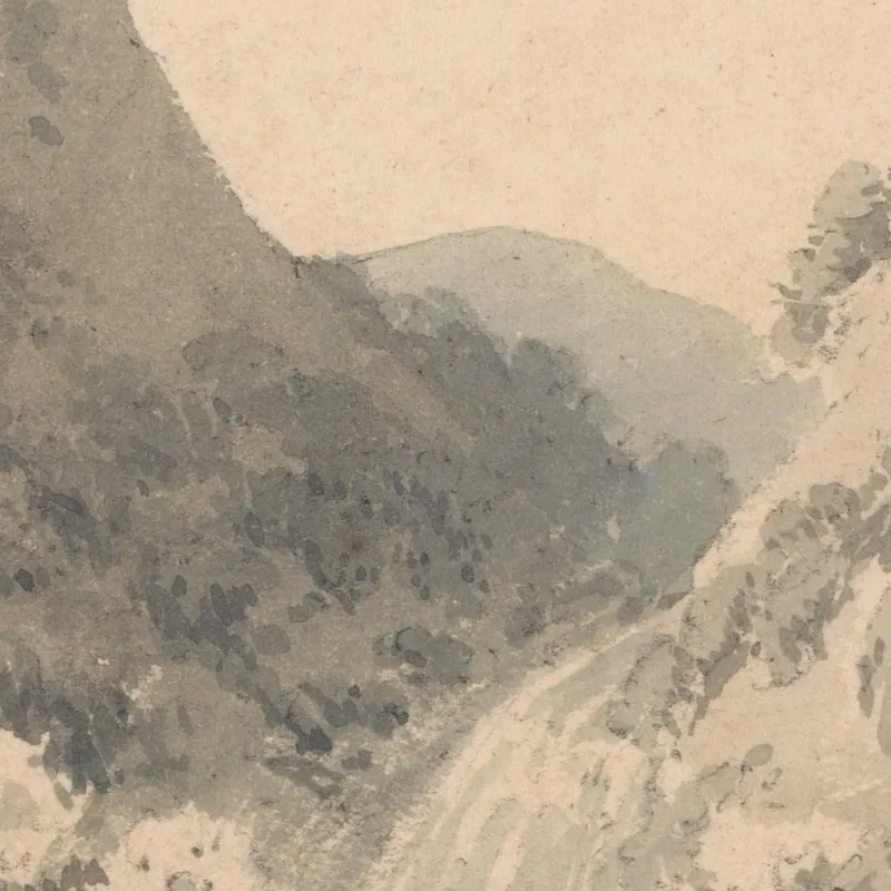 Cascada De Lodore Cumberland Joseph Mallord William Turner