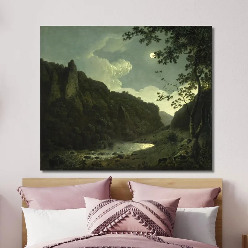 Dovedale Im Mondlicht Joseph Wright of Derby