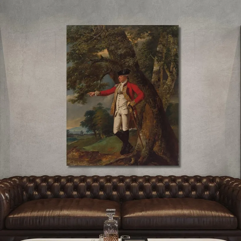 Porträt Von Colonel Charles Heathcote Joseph Wright of Derby