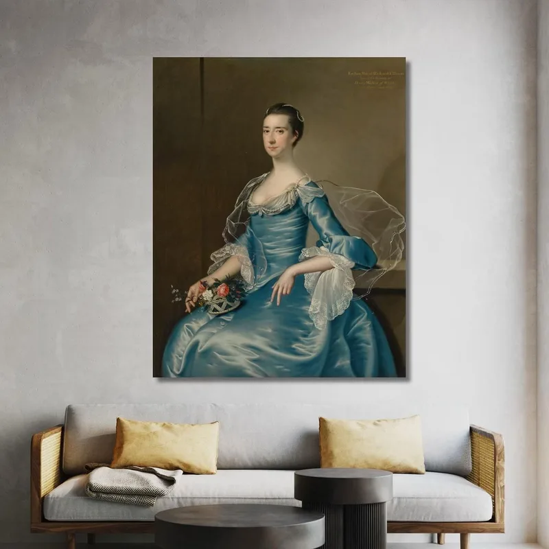 Portrait D'Esther Ellison Née Walker Joseph Wright of Derby