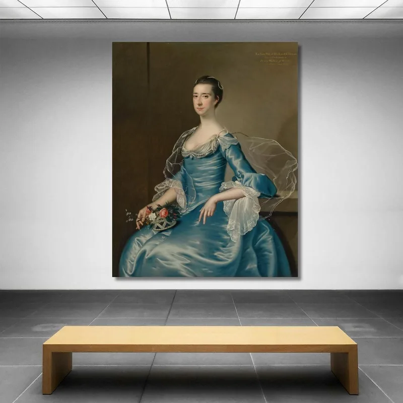 Portrait D'Esther Ellison Née Walker Joseph Wright of Derby