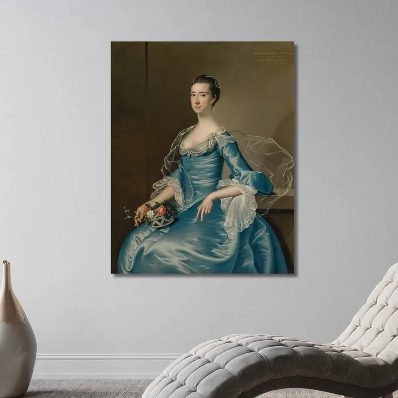 Portrait D'Esther Ellison Née Walker Joseph Wright of Derby