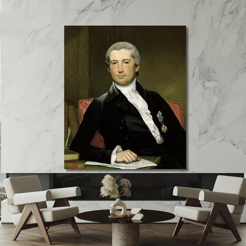 Portrait Of General Giles Joseph Wright of Derby