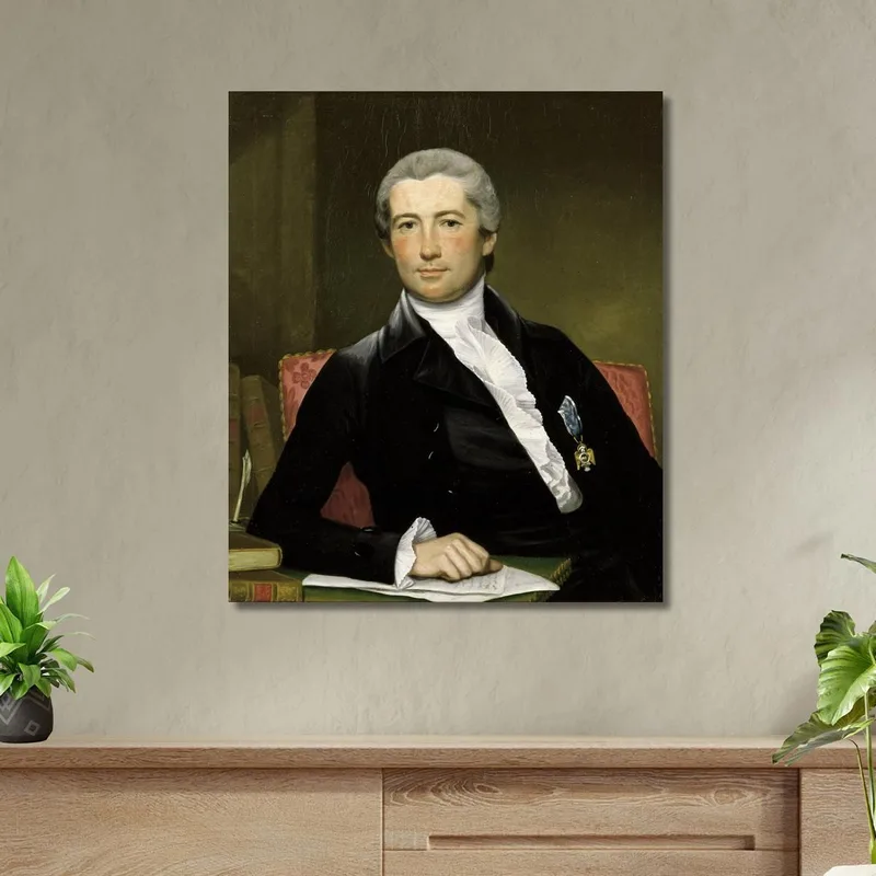 Portrait Of General Giles Joseph Wright of Derby