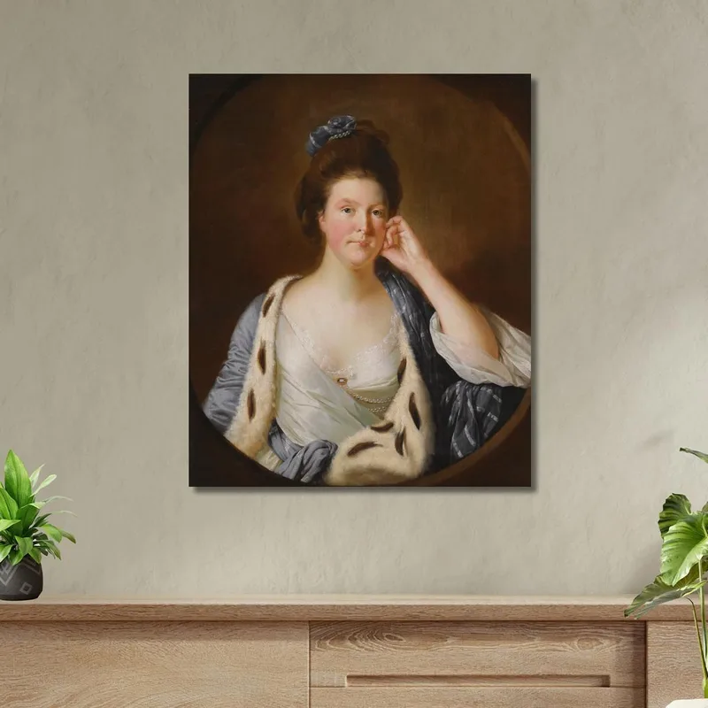 Portrait De Lucy Stafford Plus Tard Mme Wilkinson Née En 1738 Joseph Wright of Derby