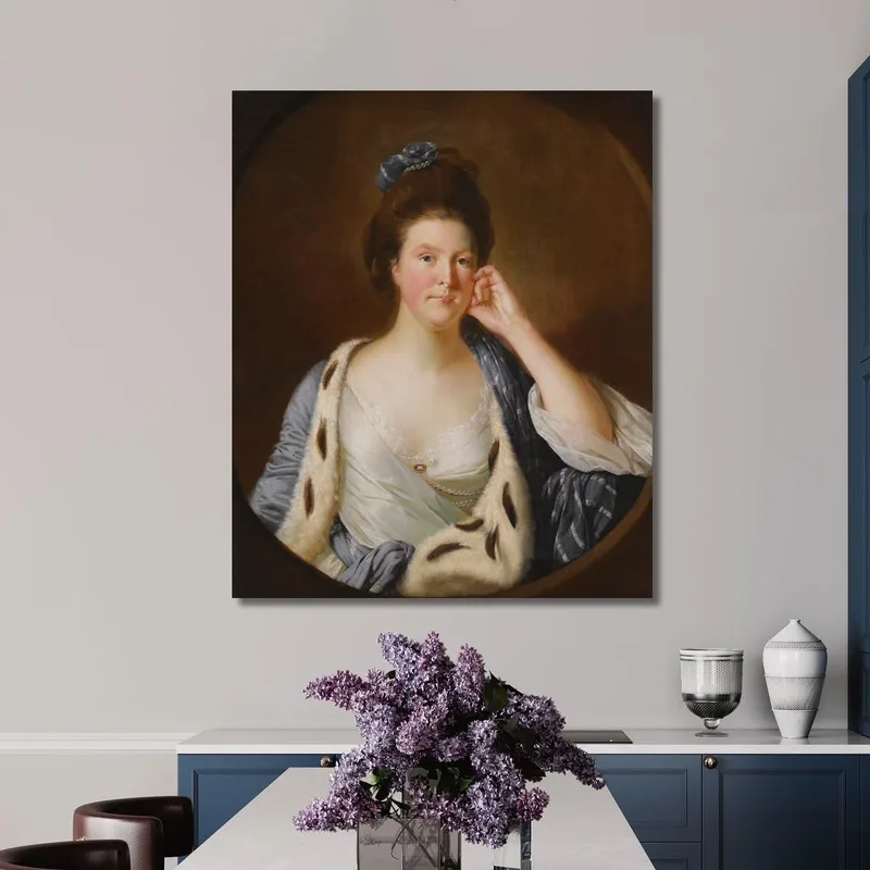 Portrait De Lucy Stafford Plus Tard Mme Wilkinson Née En 1738 Joseph Wright of Derby
