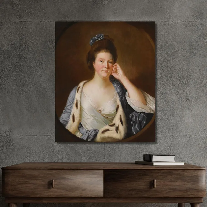 Portrait De Lucy Stafford Plus Tard Mme Wilkinson Née En 1738 Joseph Wright of Derby
