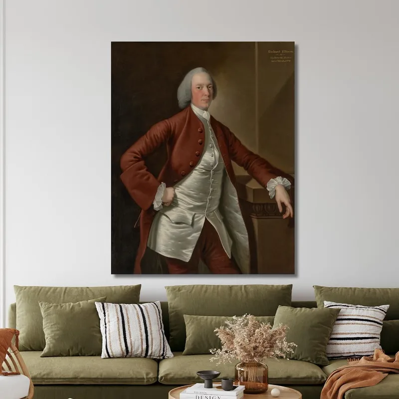 Portrait De Richard Ellison Joseph Wright of Derby