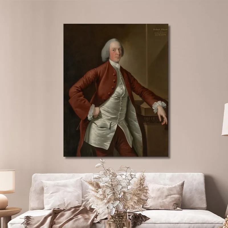 Portrait De Richard Ellison Joseph Wright of Derby
