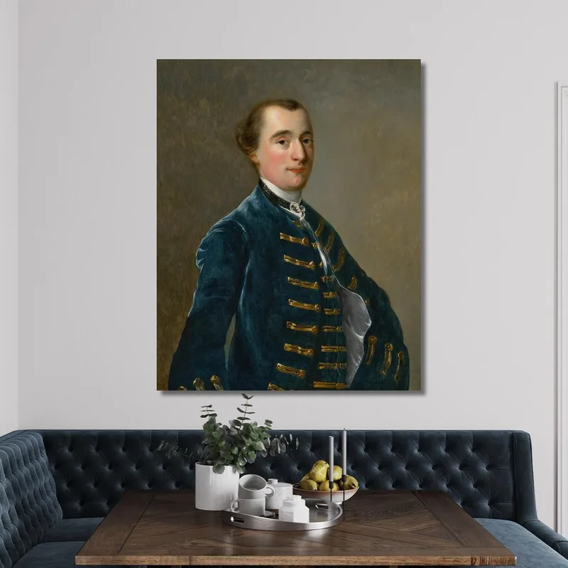 Retrato De Sampson Copestake De Kirk Langley Joseph Wright of Derby