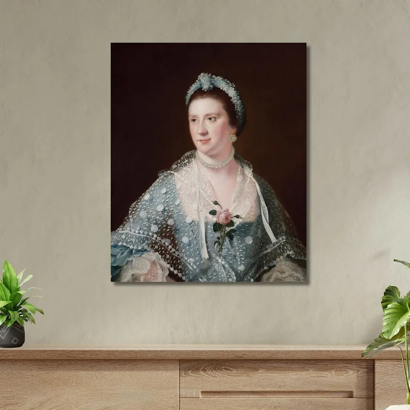 Portrait Of The Hon Mrs Boyle Joseph Wright of Derby