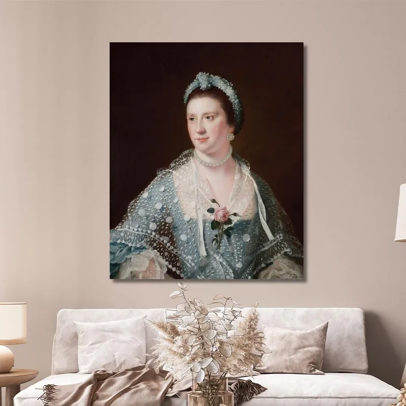 Portrait Of The Hon Mrs Boyle Joseph Wright of Derby