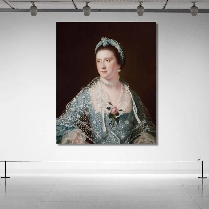 Portrait Of The Hon Mrs Boyle Joseph Wright of Derby