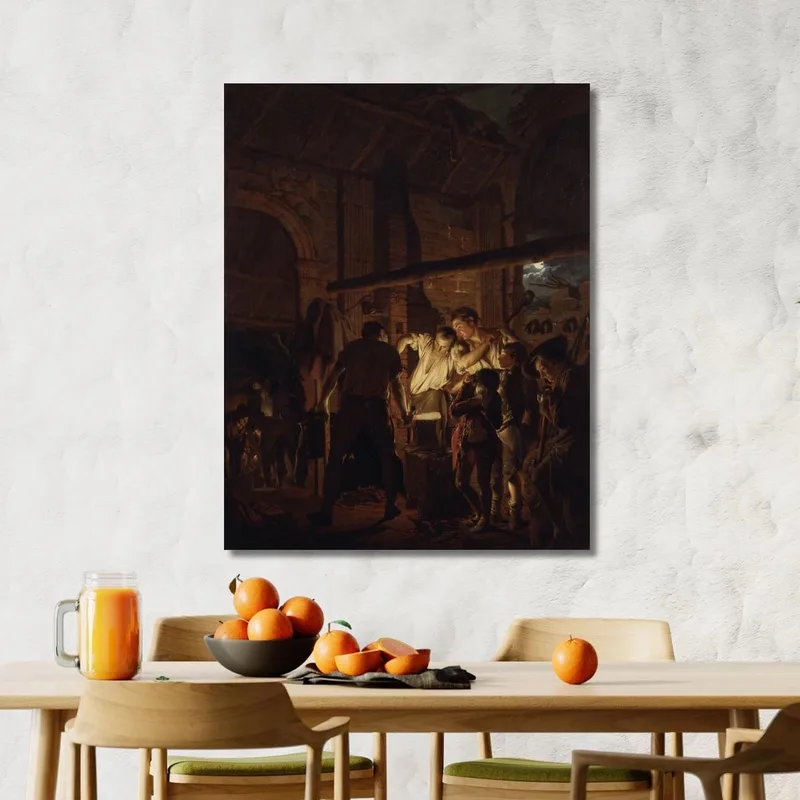 La Fragua Del Herrero Joseph Wright of Derby