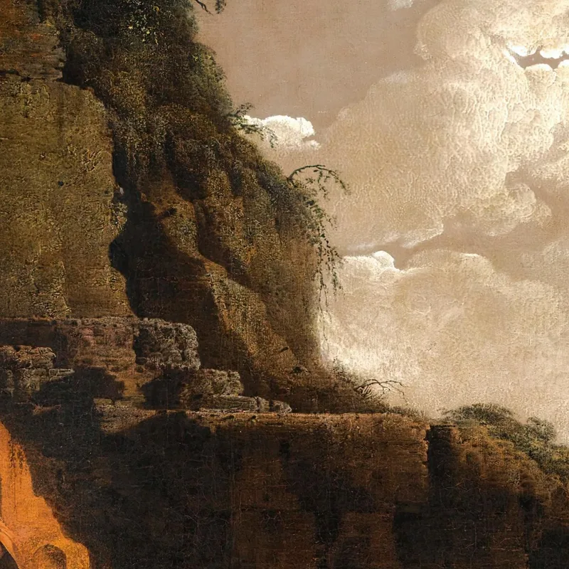 Virgil'S Tomb By Moonlight Joseph Wright of Derby