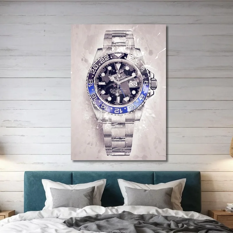 Quadro Moderno Orologio Rolex Classic Gmt Batman