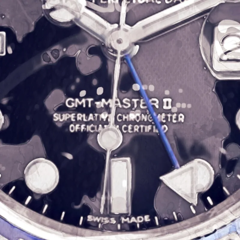 Quadro Moderno Orologio Rolex Classic Gmt Batman