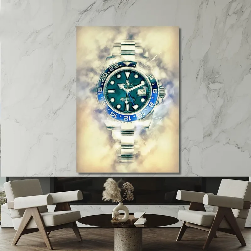 Cuadro Moderno Reloj Rolex Obfuscated Dream