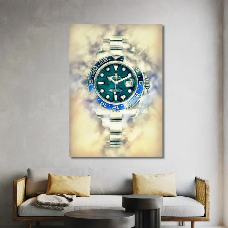 Cuadro Moderno Reloj Rolex Obfuscated Dream