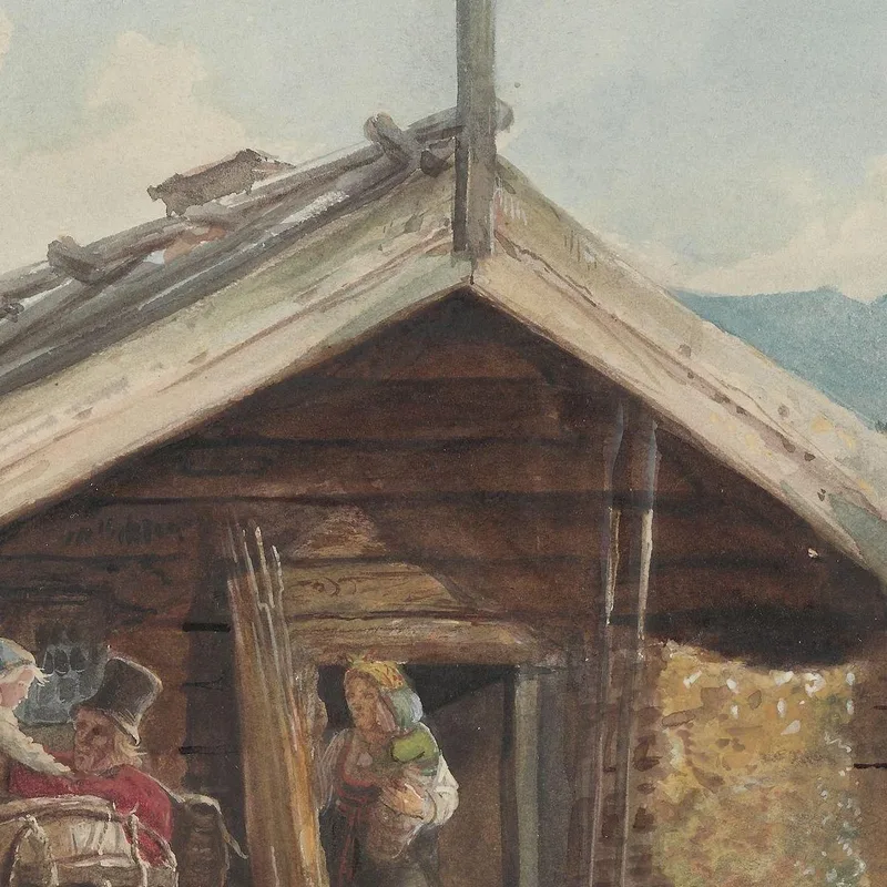 Familia Campesina En Bolkesjø Adolph Tidemand