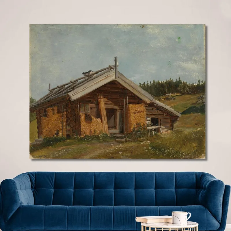 Casale A Bolkesjø Adolph Tidemand