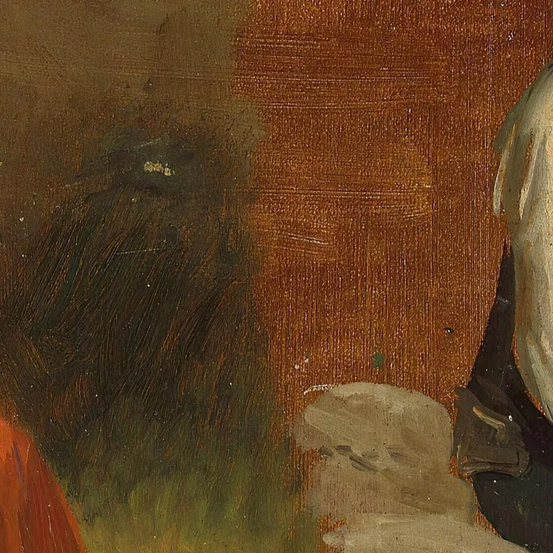 Estudios De Figuras De Mora Suecia Adolph Tidemand