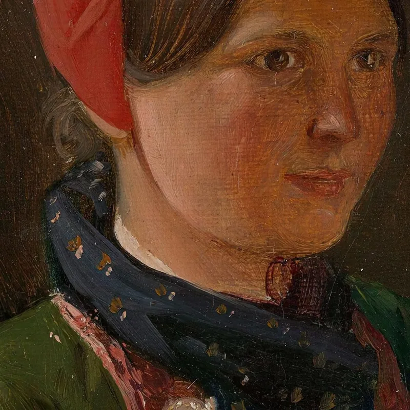 Chica De Hallingdal Adolph Tidemand