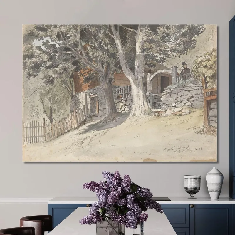 Residencia Pastoral De Hagestad Ulvik En Hardanger Adolph Tidemand
