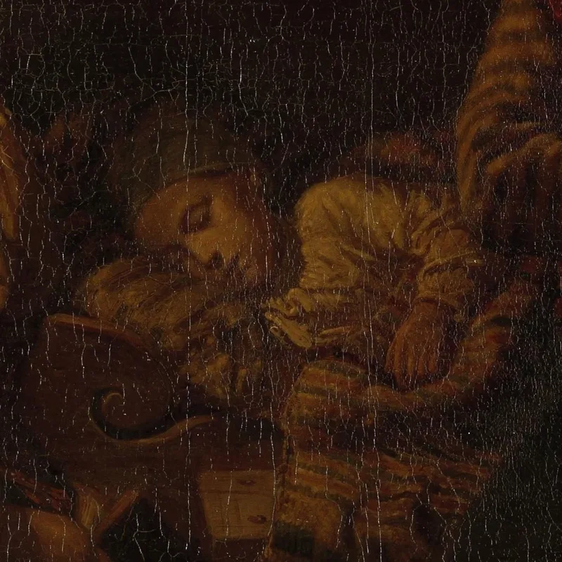 El Niño Enfermo Adolph Tidemand
