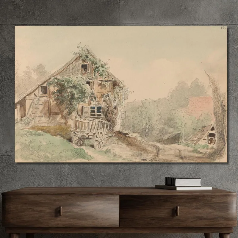 Casa Junto Al Camino Adolph Tidemand