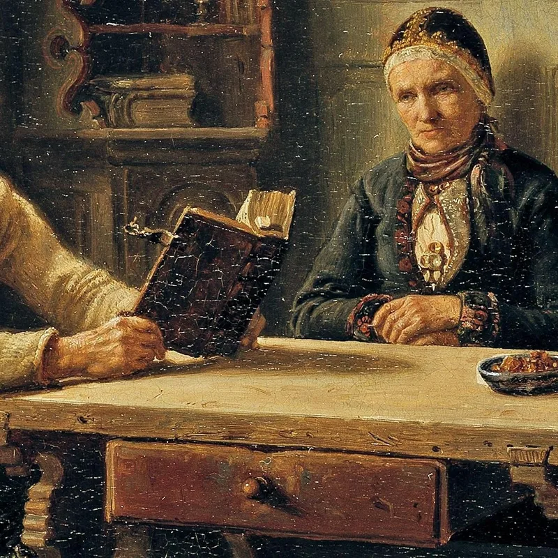 Soledad En La Vejez Adolph Tidemand