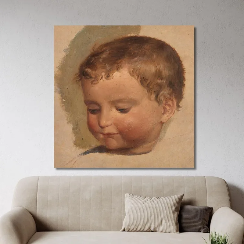 Retrato De Un Niño Adolph Tidemand