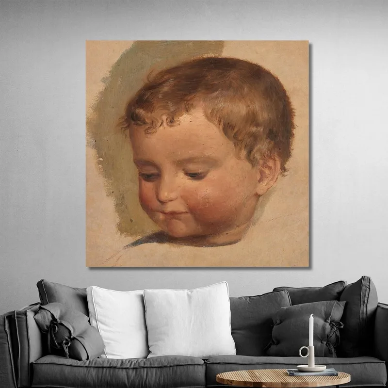 Retrato De Un Niño Adolph Tidemand