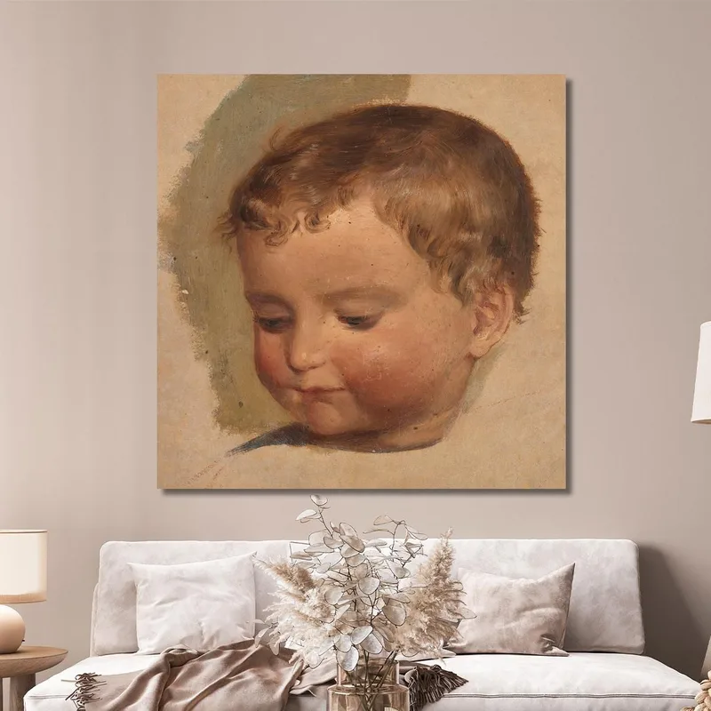 Retrato De Un Niño Adolph Tidemand