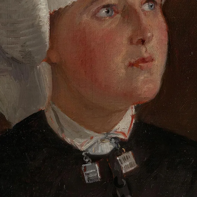 Retrato De Elseberg Herrestvedt Adolph Tidemand