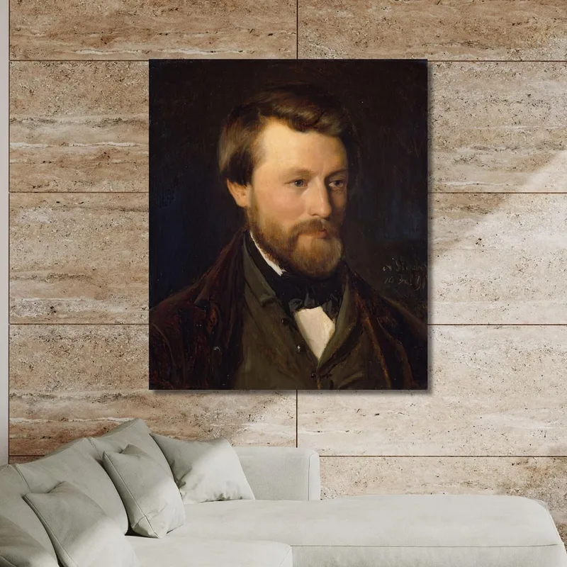 Retrato De Emil Tidemand El Hermano Del Artista Adolph Tidemand