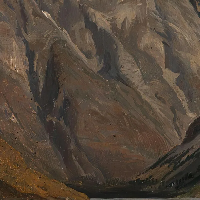 Vista De Gudvangen Adolph Tidemand
