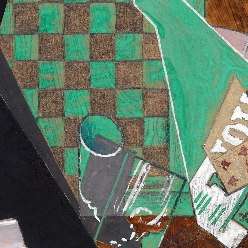 Damier Et Cartes À Jouer Juan Gris