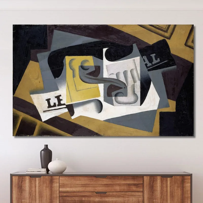 Glas Und Zeitung Juan Gris