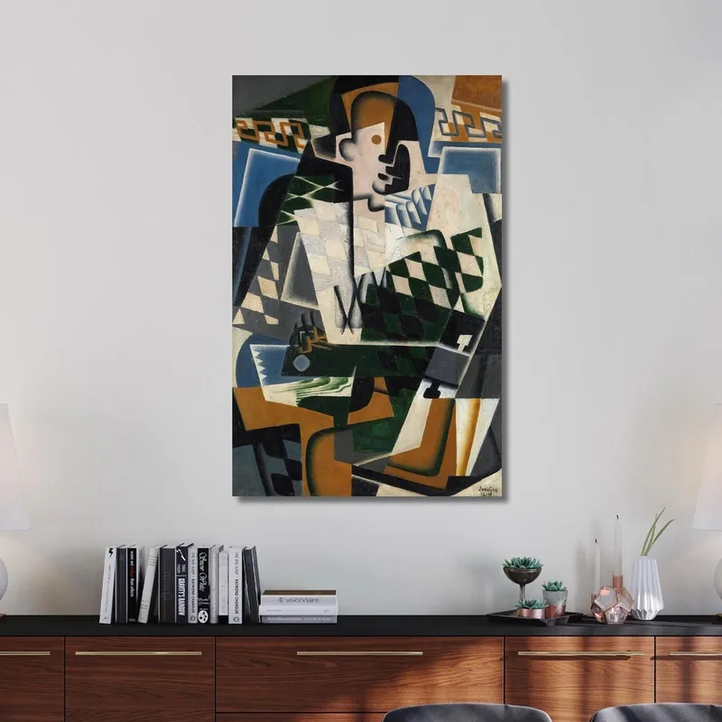 Arlequín Con Guitarra Juan Gris