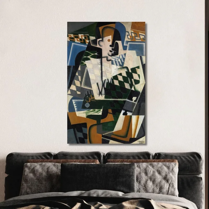 Arlequín Con Guitarra Juan Gris
