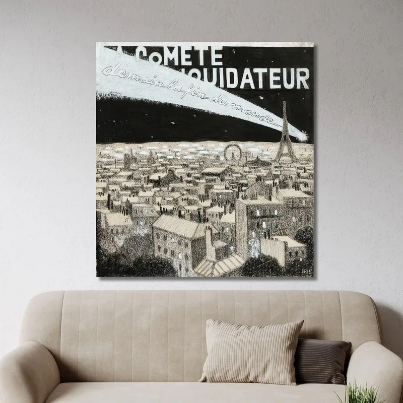 La Cometa Liquidatrice Juan Gris quadro stampa su tela